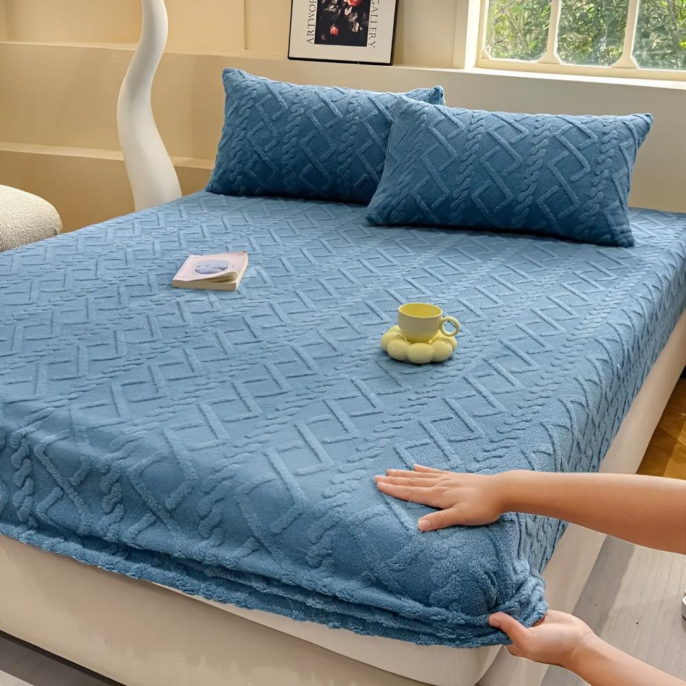 Premium Velvet Sherpa Sheet Set - Image 11