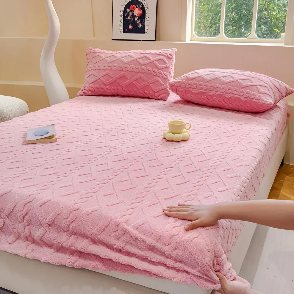 Premium Velvet Sherpa Sheet Set - Image 9