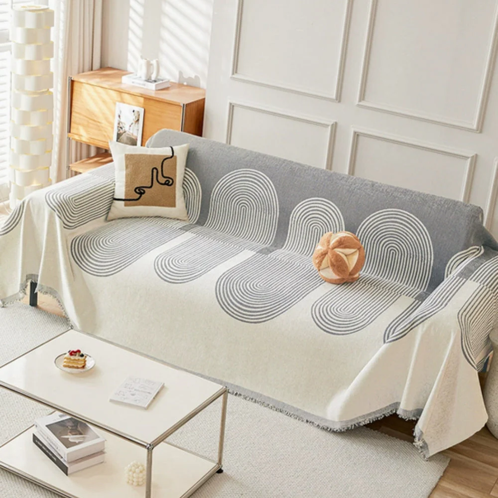 Lyra Chenille Sofa Cover - Image 5
