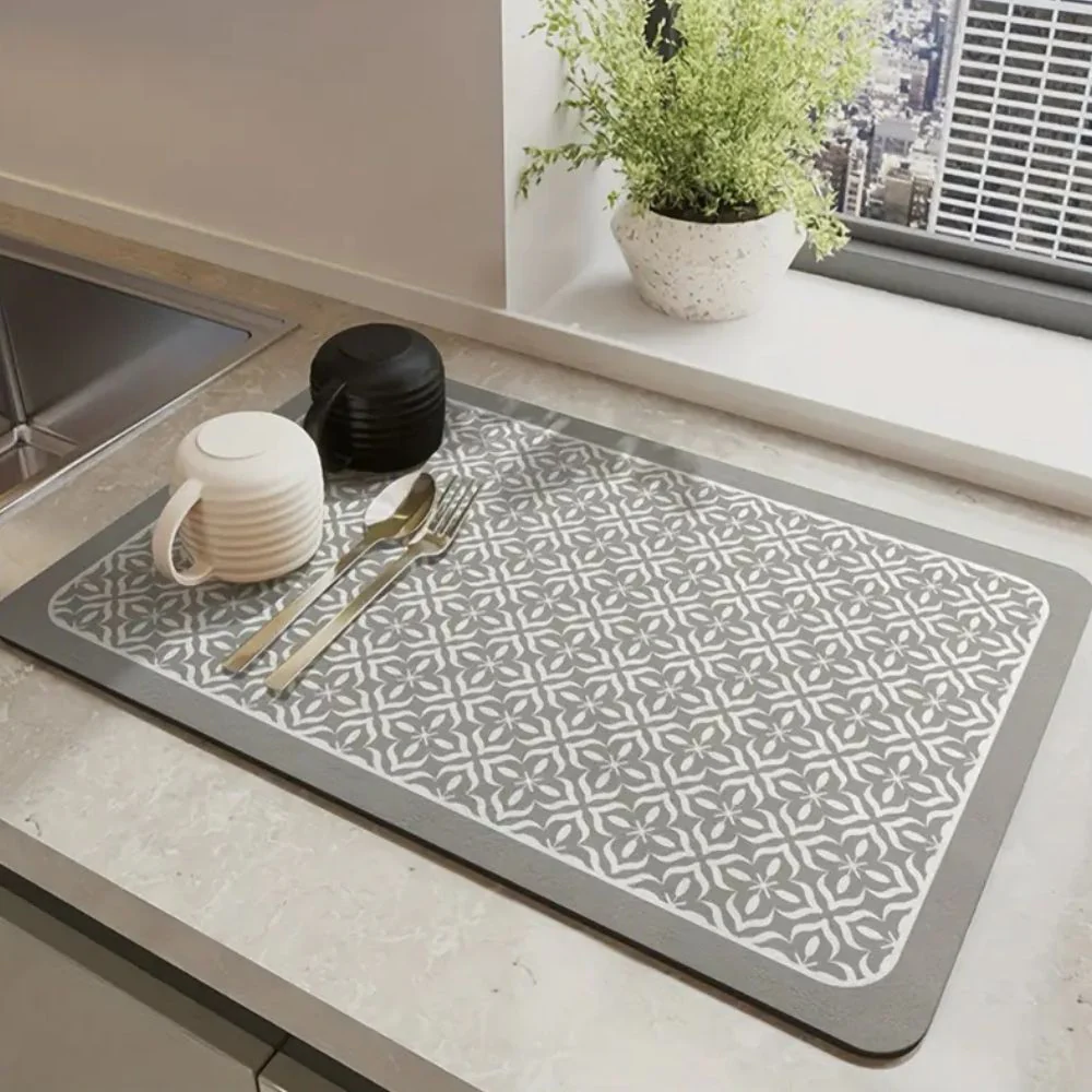 Mandala Kitchen Dish Drying Mat - Image 3