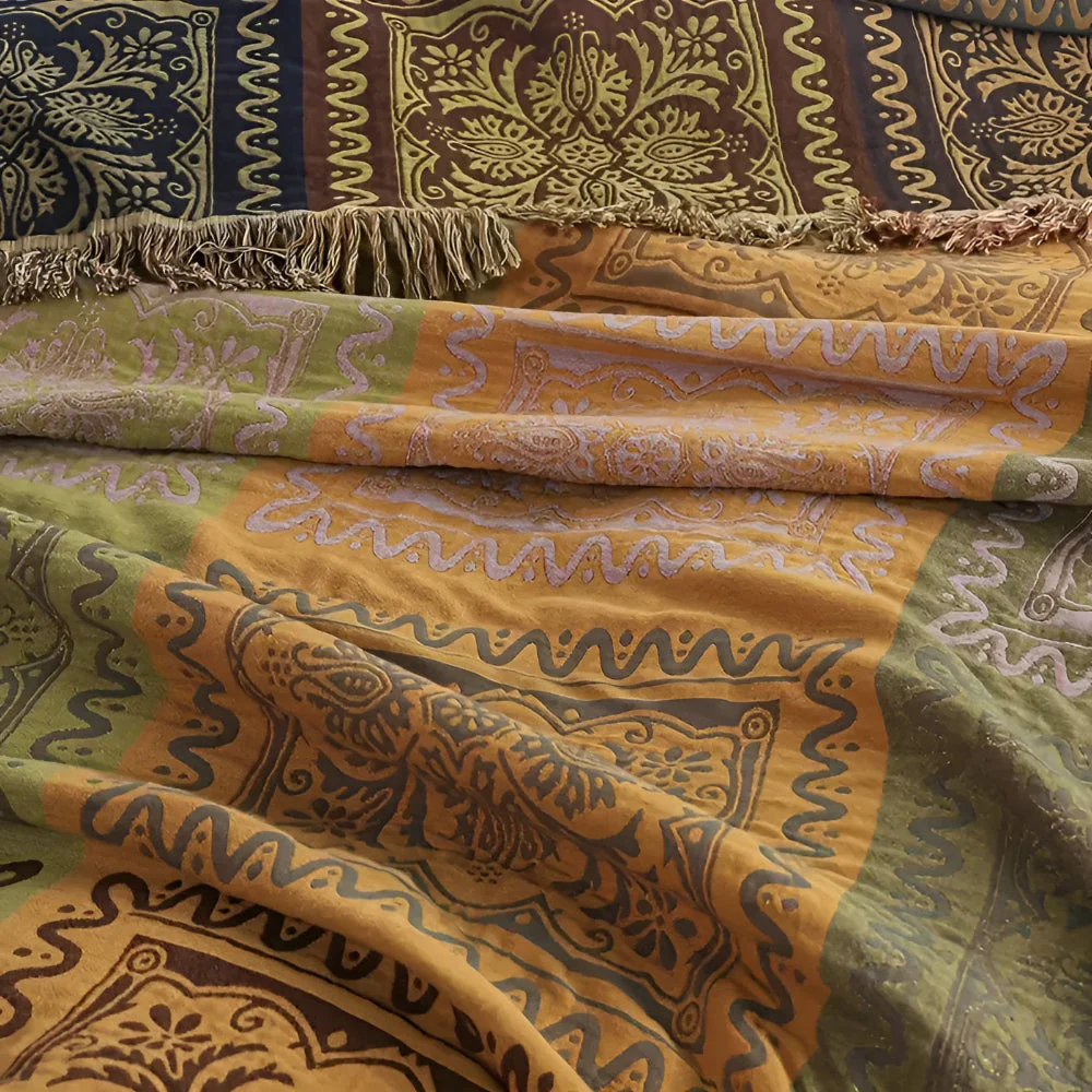 Mandala Tassel Throw Blanket - Image 11