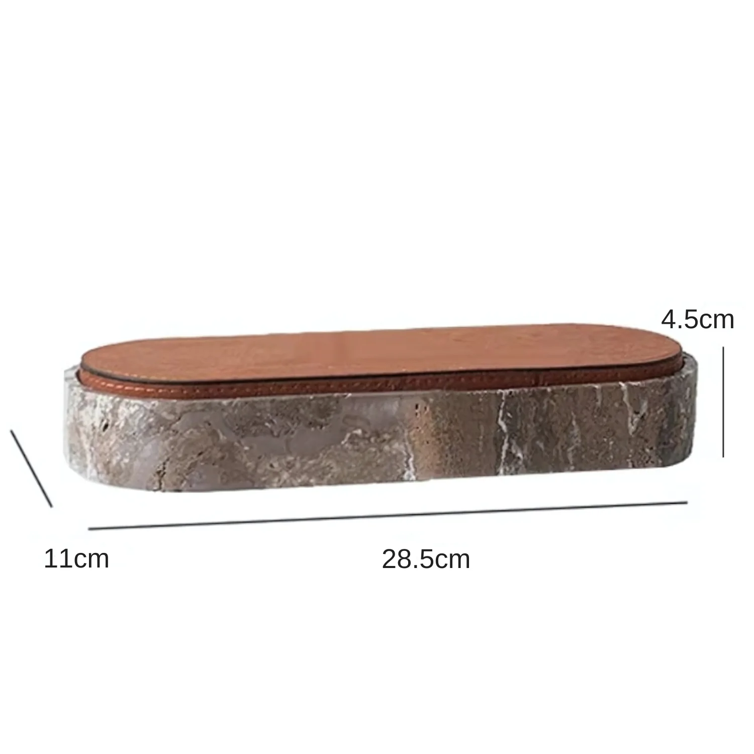 Marble Leather Lid Jewelry Storage Box - Image 7