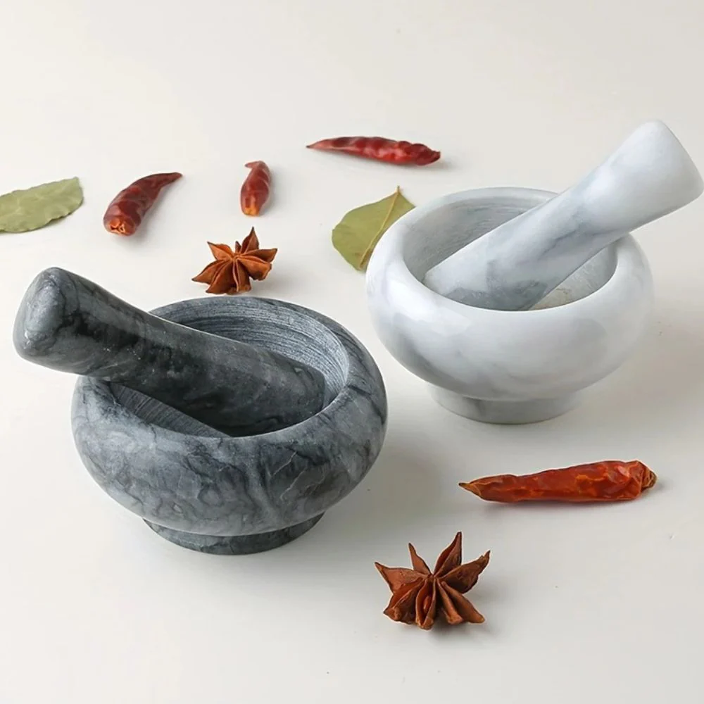 Marble Mortar and Pestle Set - Image 3