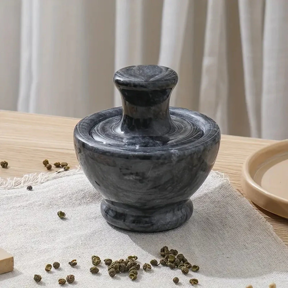 Marble Mortar & Pestel Spices Grinder - Image 3