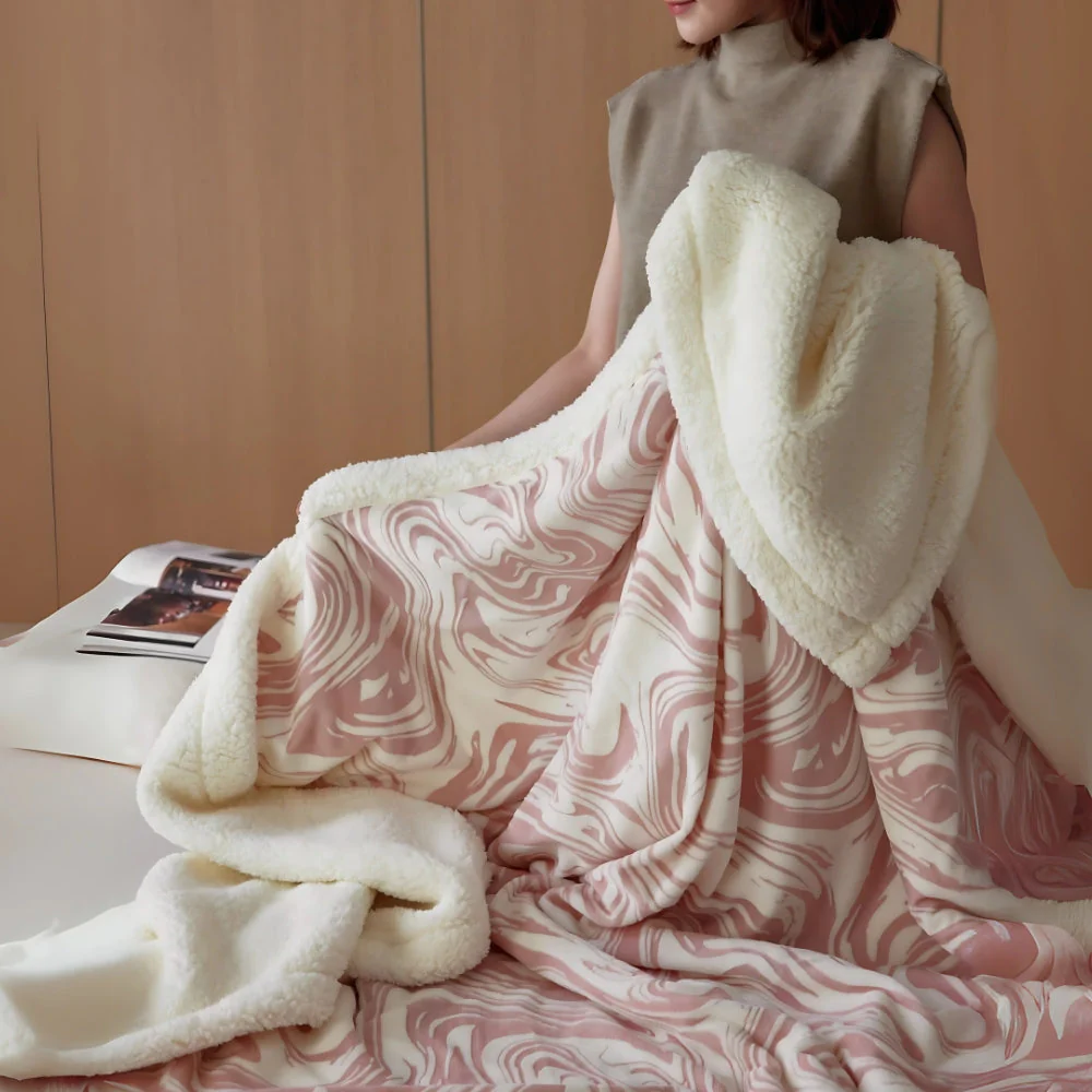 Marble Swirl Snuggle Blanket - Image 6