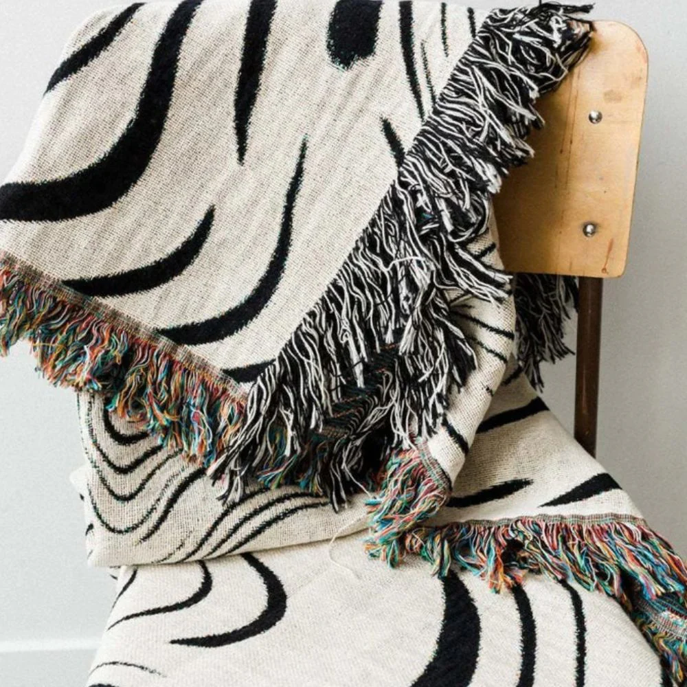 Marble Woven Throw Blanket - Image 5