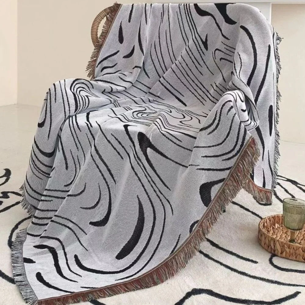 Marble Woven Throw Blanket - Image 7