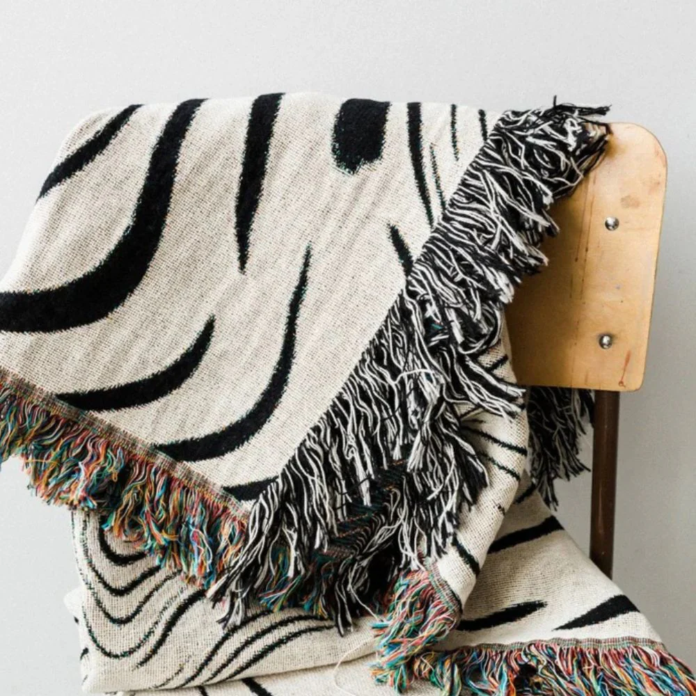 Marble Woven Throw Blanket - Image 9