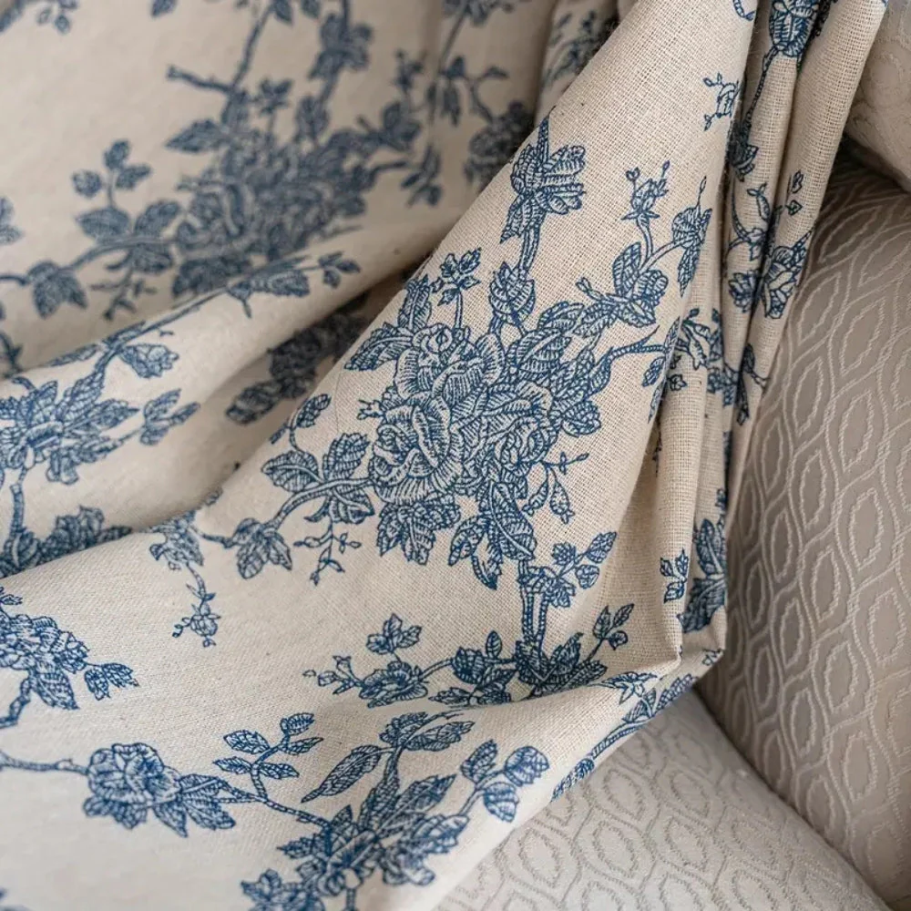 Maribelle Floral Lace-Trimmed Curtain - Image 5