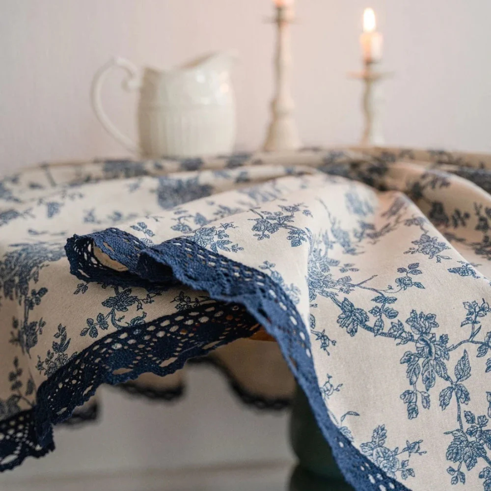 Maribelle Floral Lace-Trimmed Curtain - Image 6