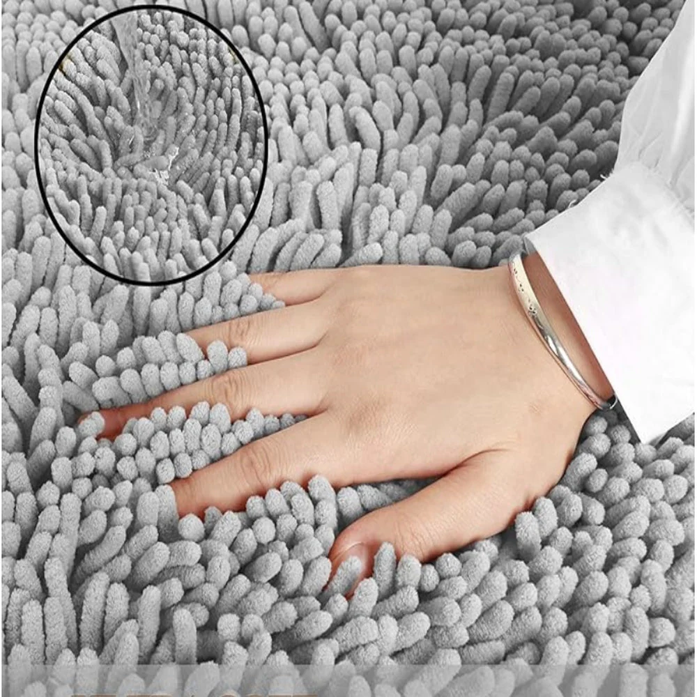 Mavi Soft Chenille Bath Mat - Image 2
