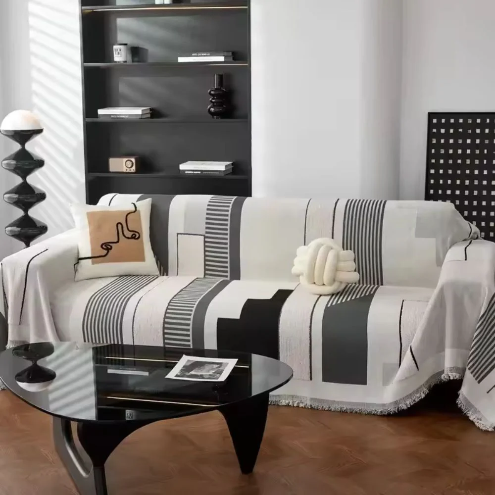 Metro Form Chenille Sofa Cover - Image 6