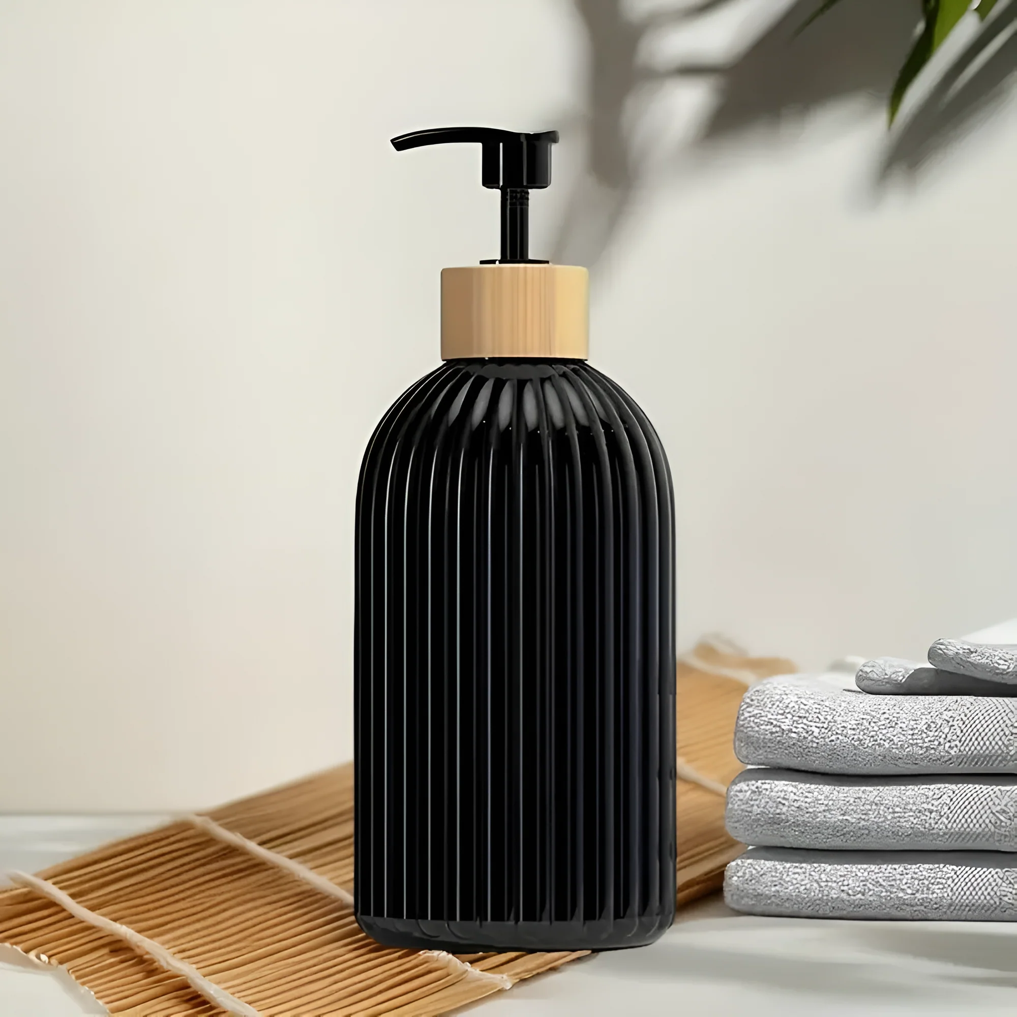 Minimalist Bamboo Pump Soap Dispenser - Image 7