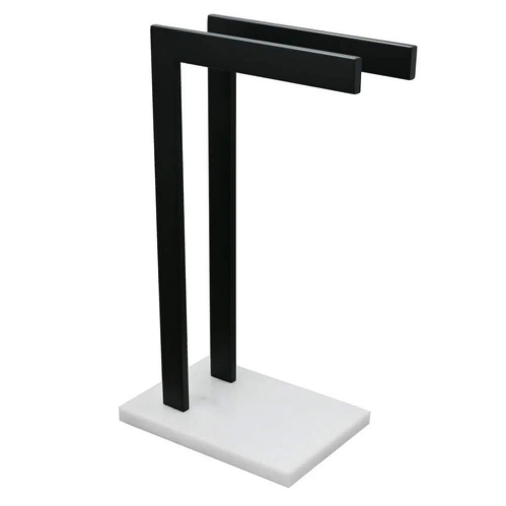 Minimalist Bathroom Vanity Double Towel Rack - Image 11