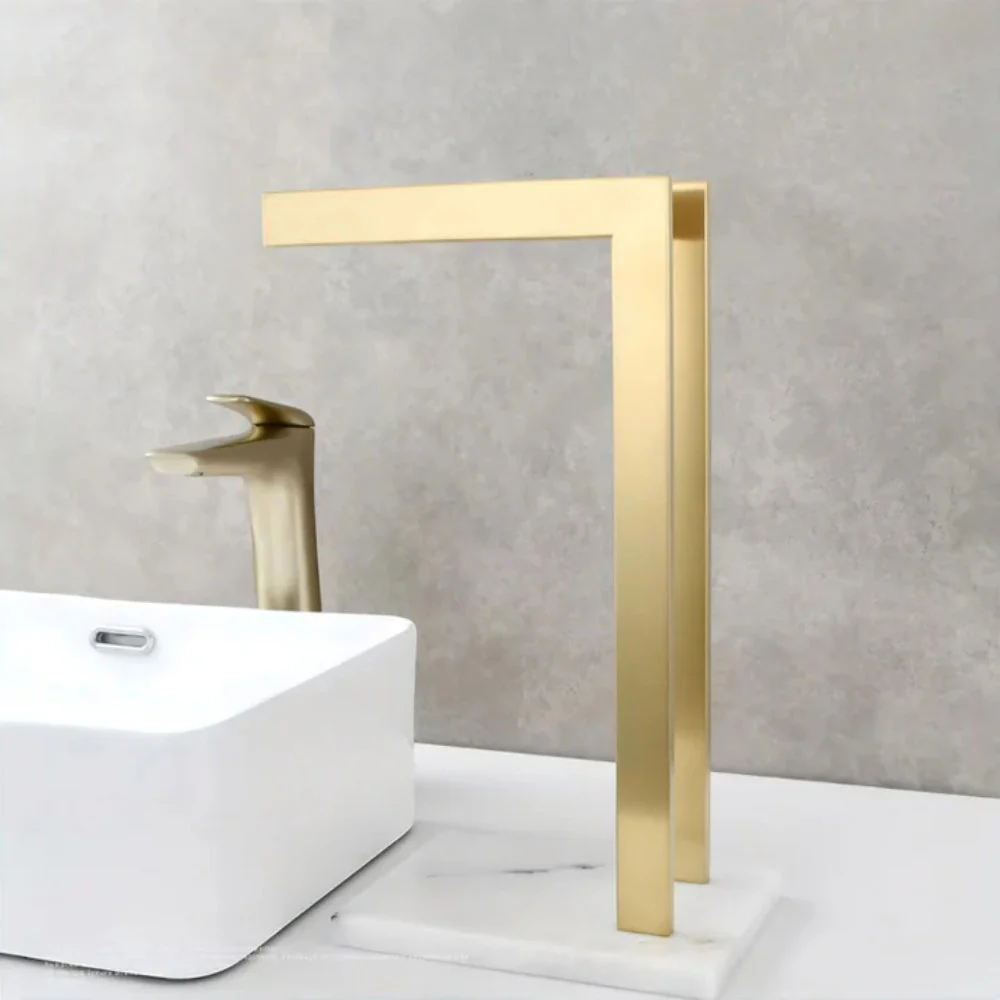 Minimalist Bathroom Vanity Double Towel Rack - Image 6