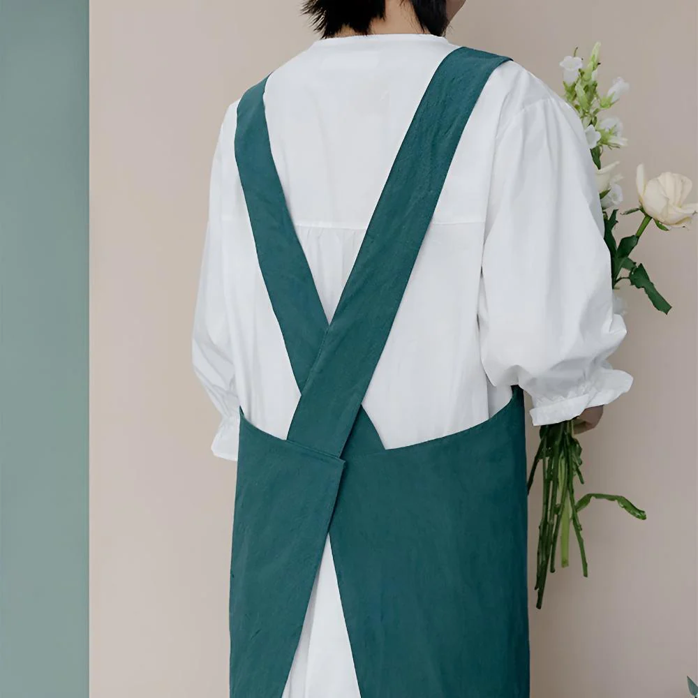 Minimalist Cross-Back Apron - Image 8