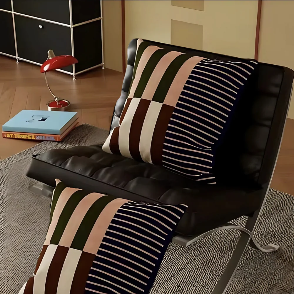 Mod Blocks Striped Cushion Cover - Image 2
