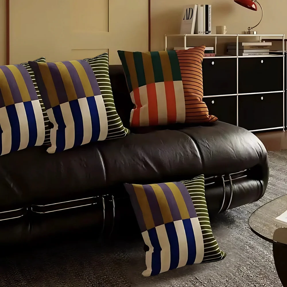Mod Blocks Striped Cushion Cover - Image 3