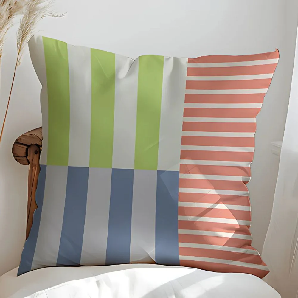 Mod Blocks Striped Cushion Cover - Image 7