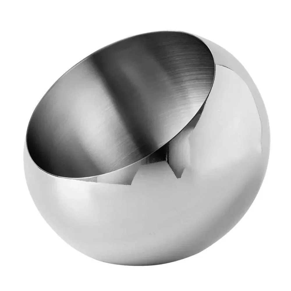 Modern Arc Steel Fruit Bowl - Image 3