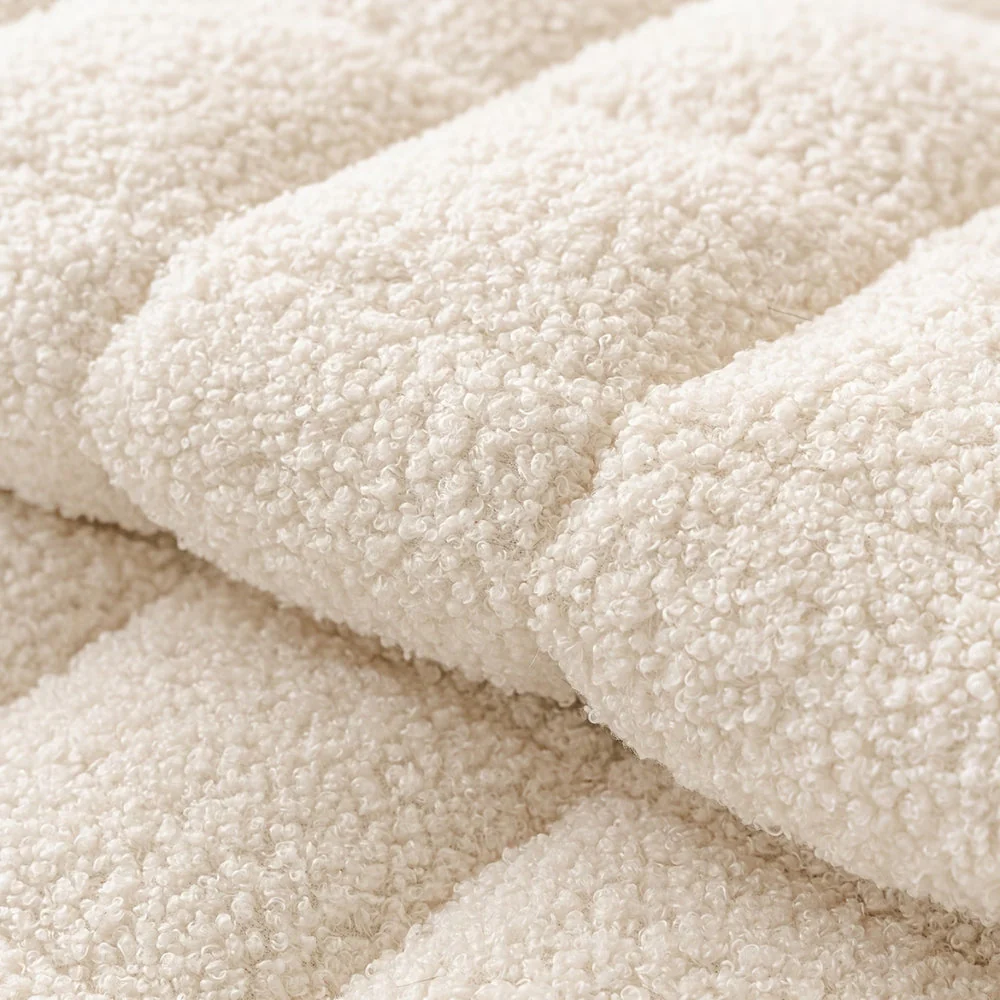 Modern Square Boucle Anti-Slip Couch Cover - Image 8