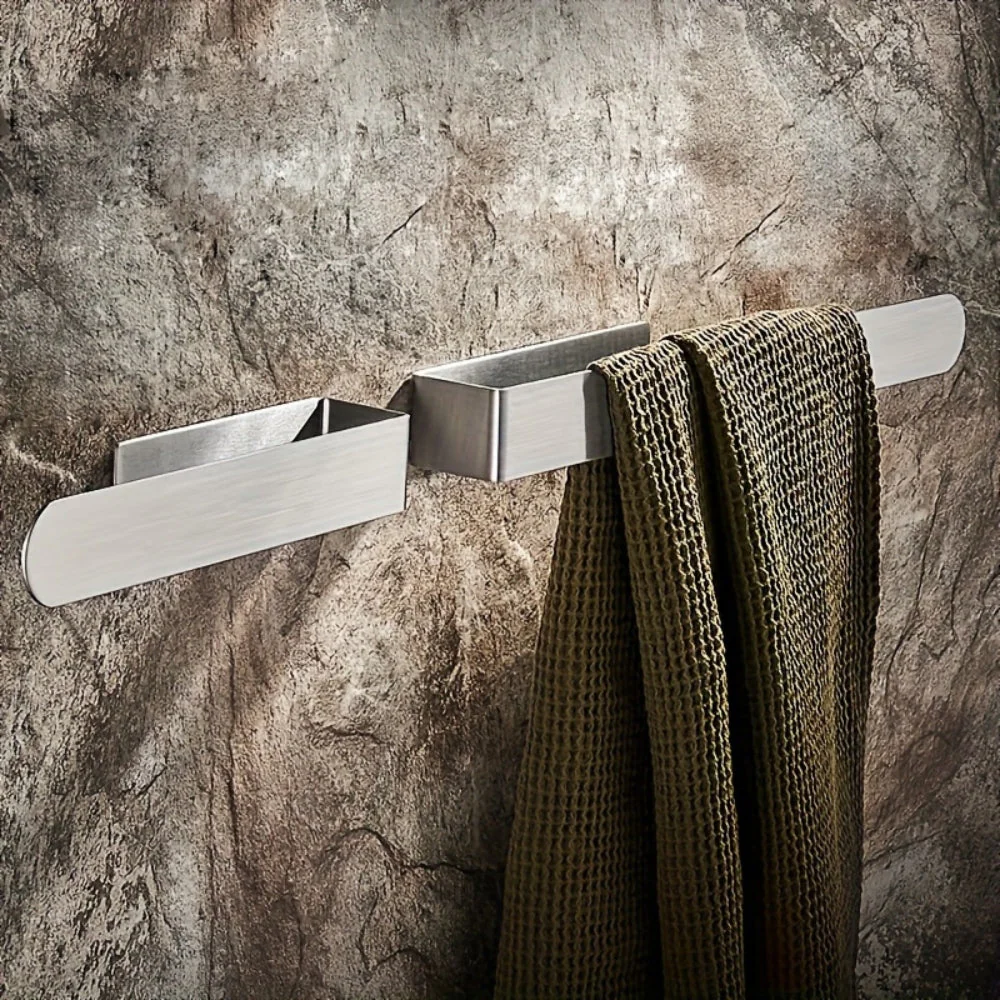 Modern Stainless Steel Wall Mounted Towel Rack - Image 6
