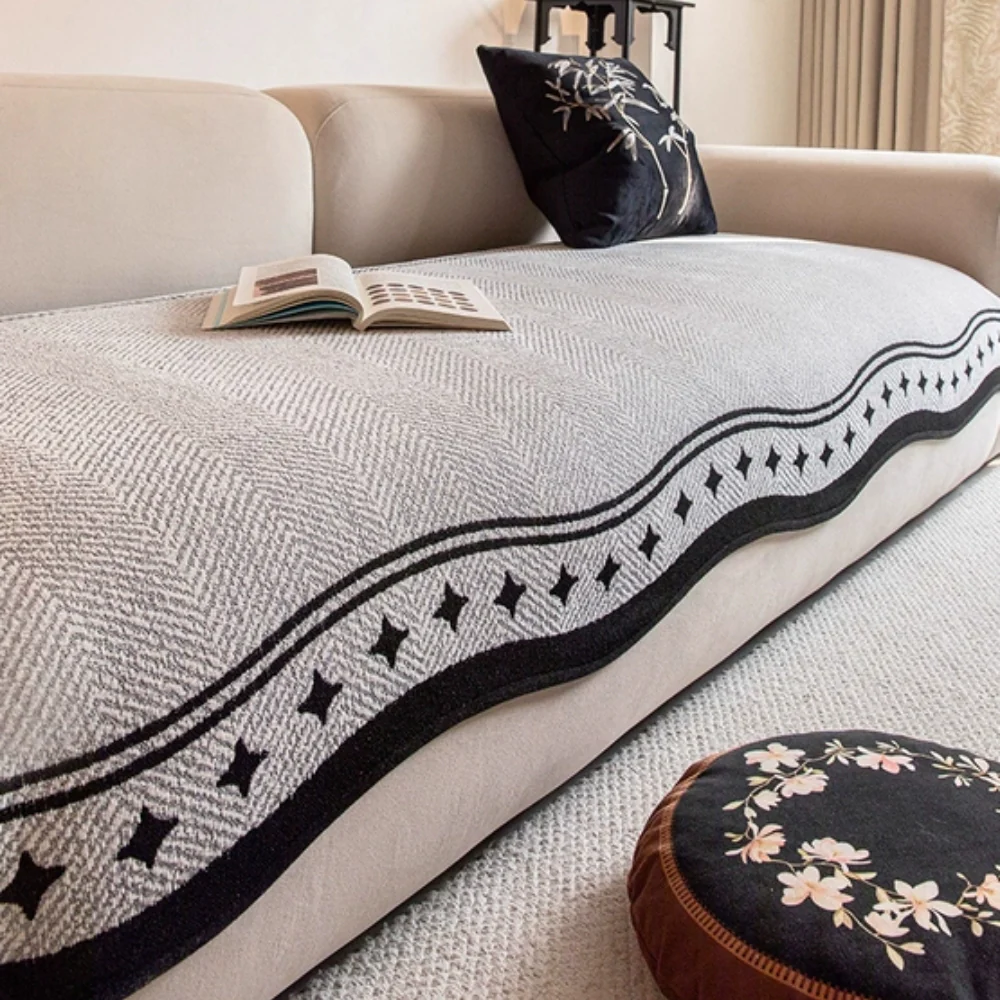Modern Wave Anti-Slip Sofa Cover - Image 2
