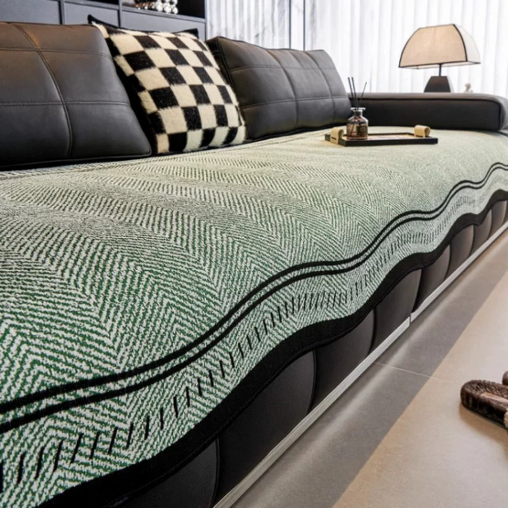 Modern Wave Anti-Slip Sofa Cover - Image 4
