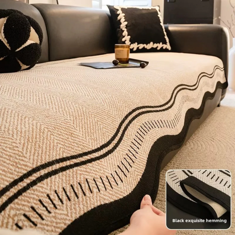 Modern Wave Anti-Slip Sofa Cover - Image 6