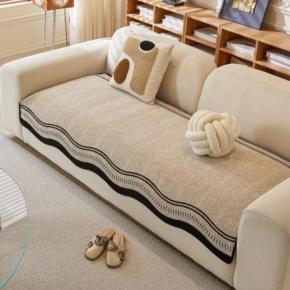 Modern Wave Anti-Slip Sofa Cover - Image 8