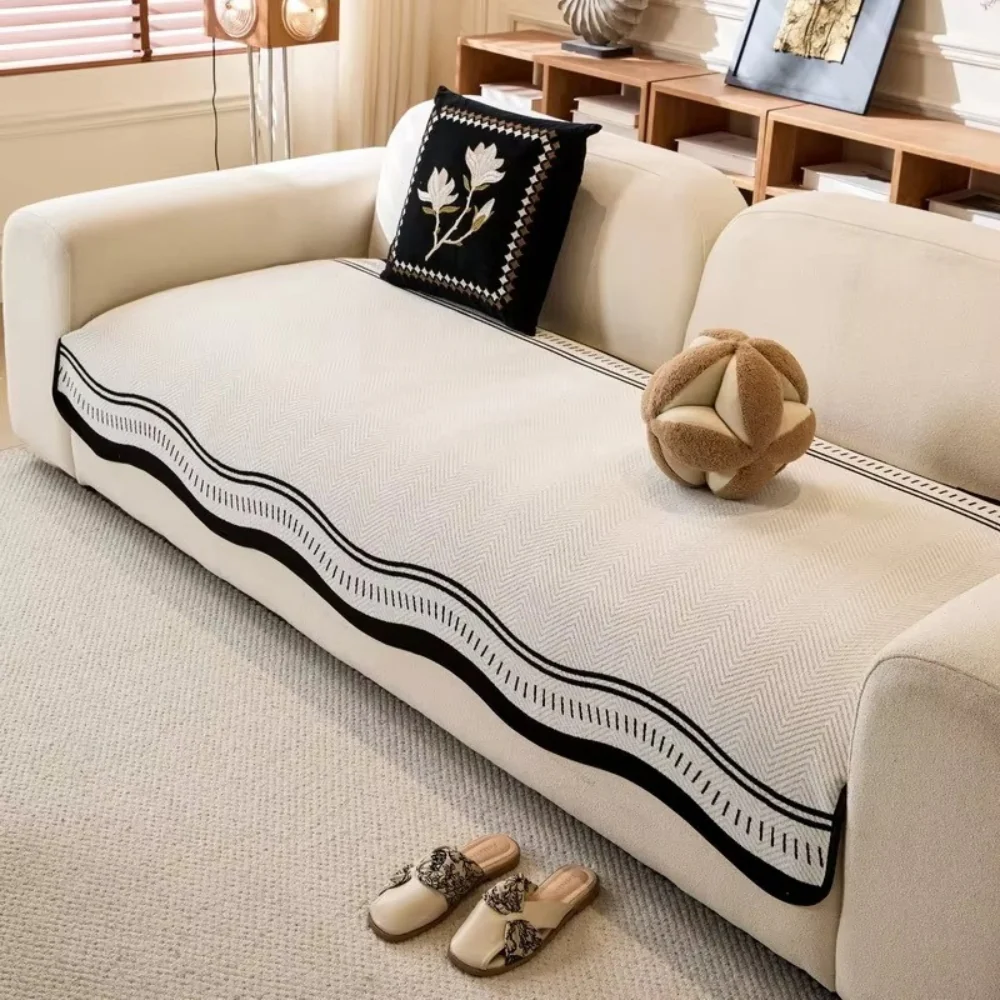 Modern Wave Anti-Slip Sofa Cover - Image 9