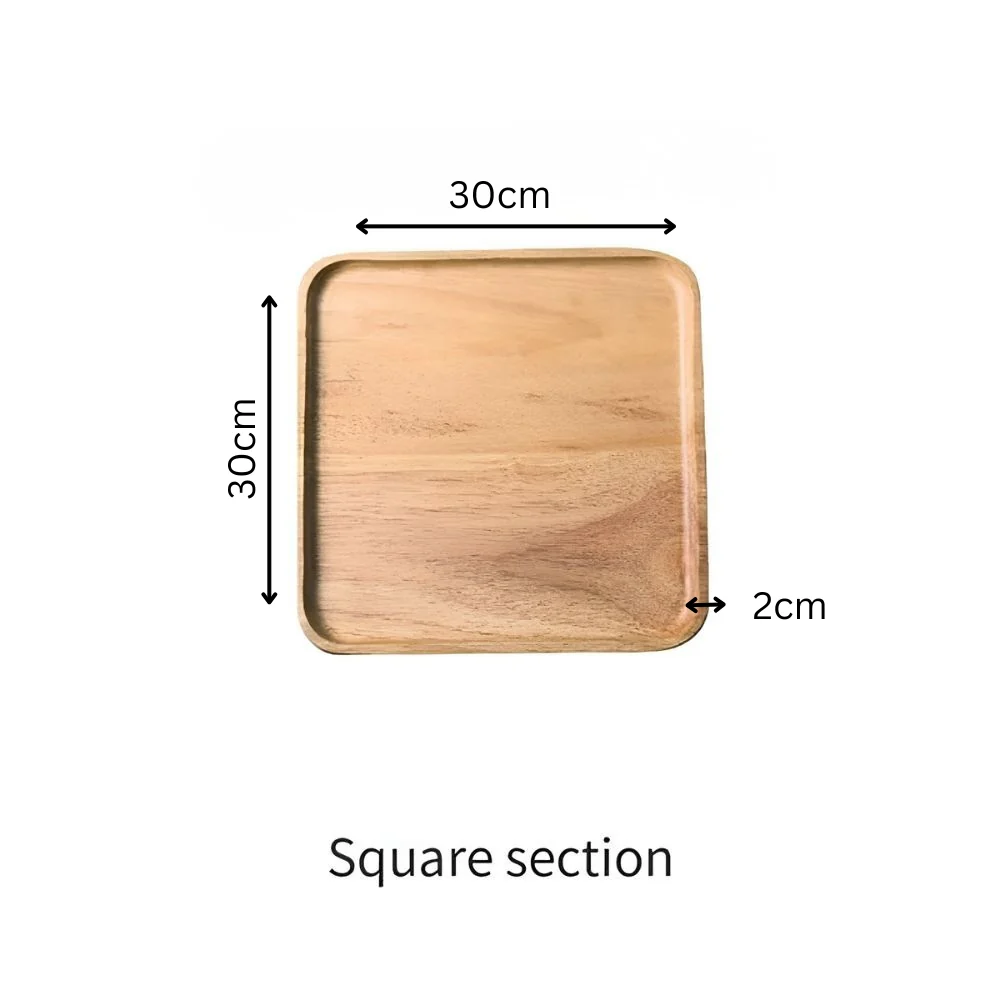Modern Zen Bamboo Serving Plate - Image 3