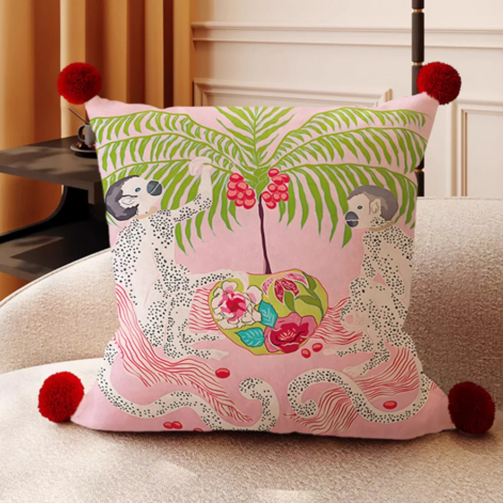 Monkey Garden Cushion Cover Collection - Image 2
