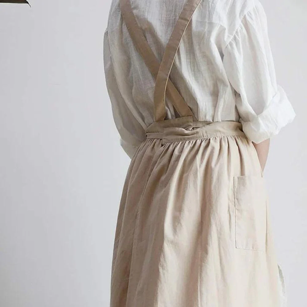 Multipurpose Cotton Apron With Pockets - Image 8