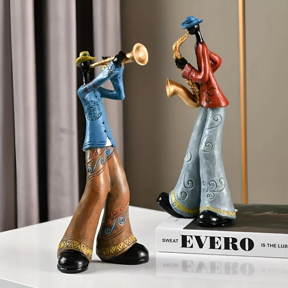 Jazz Musical Band Resin Figurine - Image 2