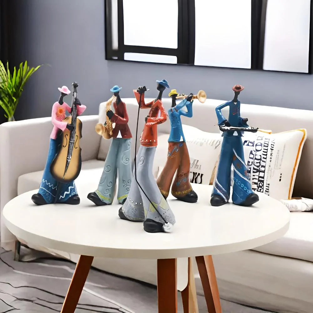 Jazz Musical Band Resin Figurine - Image 3