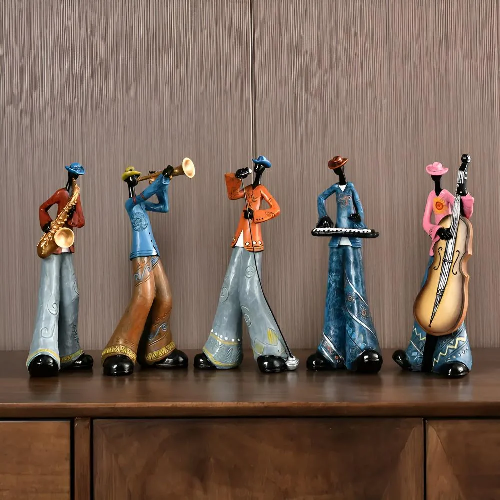 Jazz Musical Band Resin Figurine - Image 5