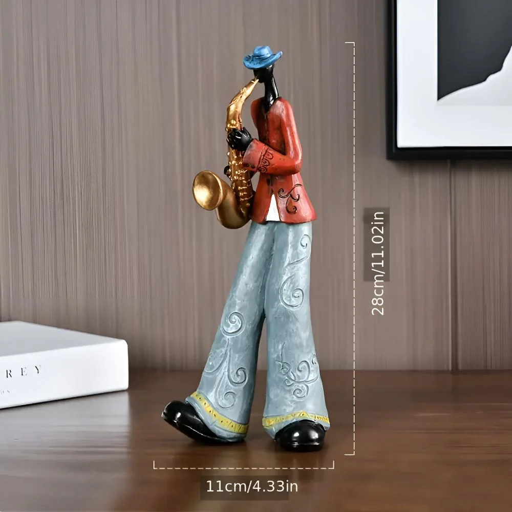 Jazz Musical Band Resin Figurine - Image 9