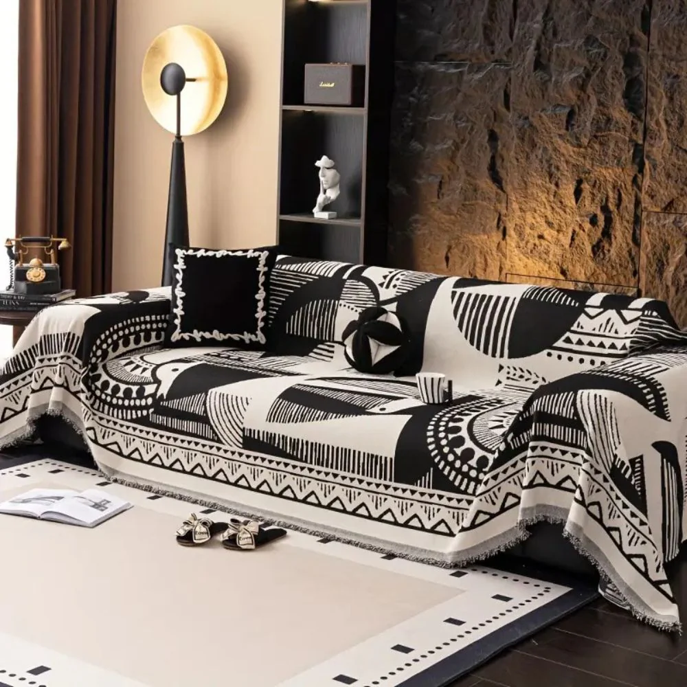 Mystic Lines Pattern Sofa Cover