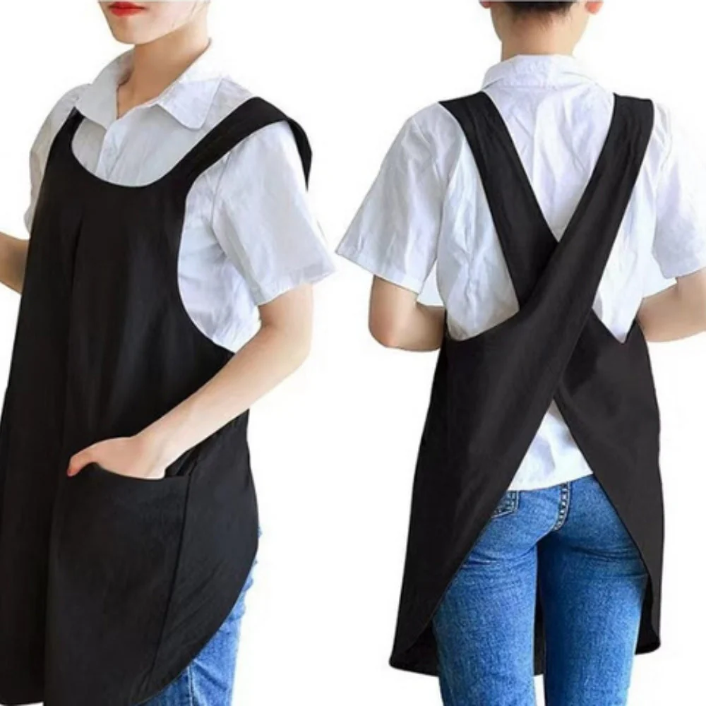 Nari Korean-Inspired Cross-Back Apron - Image 5