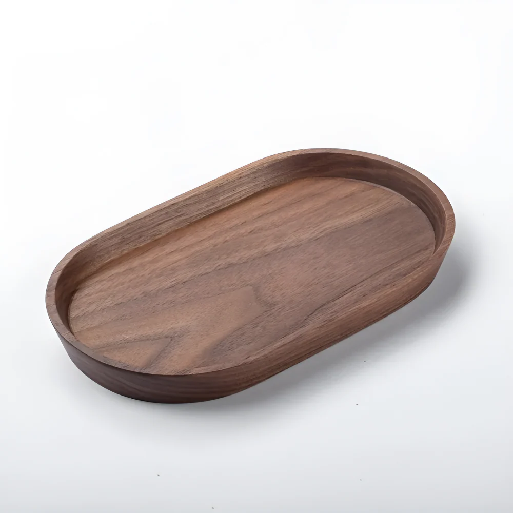 Natural Grain Wooden Serving Tray - Image 3