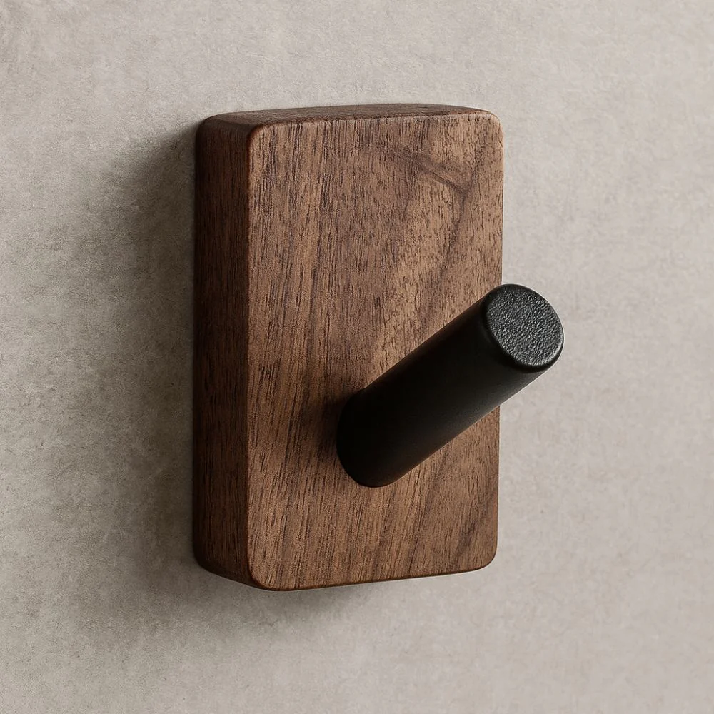 Natural Wood Hook Wall Organizer - Image 5