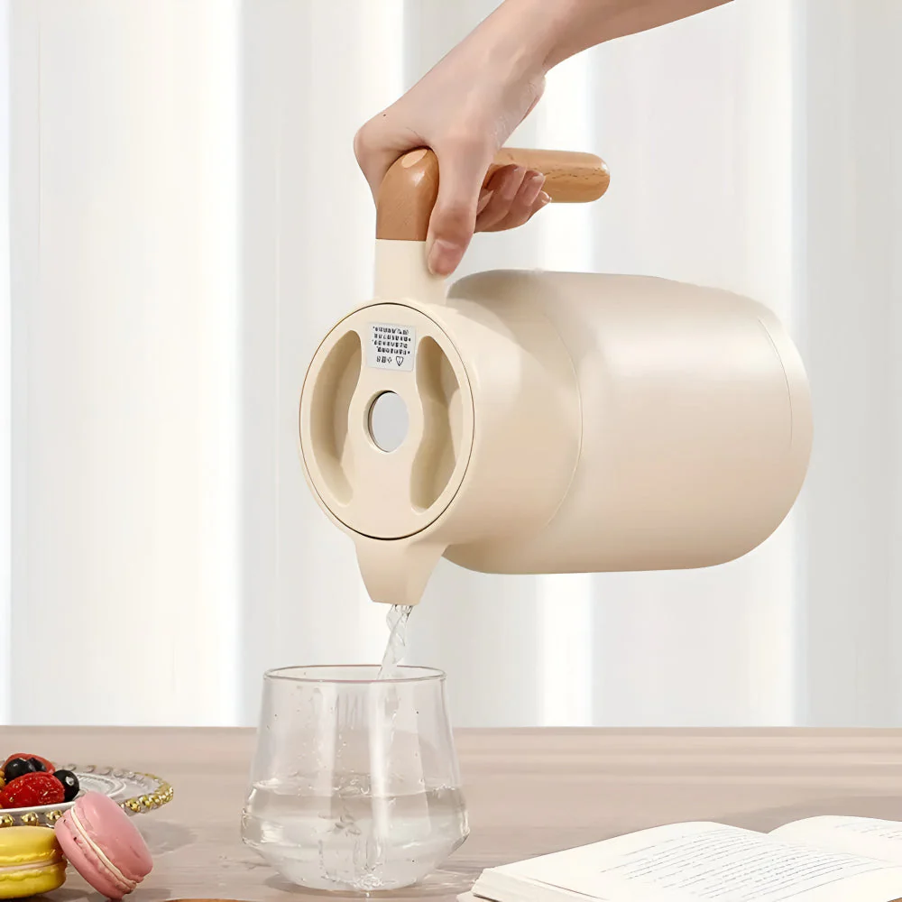 Classic Wooden Handle Thermal Carafe - Image 3