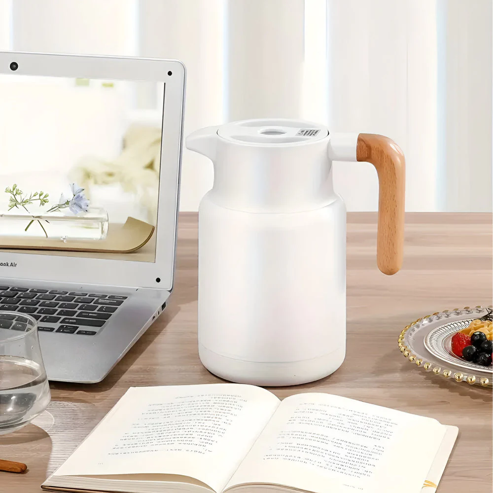 Classic Wooden Handle Thermal Carafe - Image 4