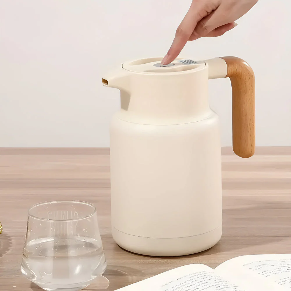 Classic Wooden Handle Thermal Carafe - Image 6