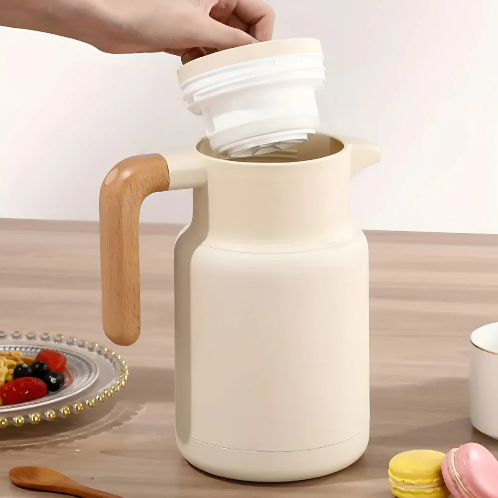 Classic Wooden Handle Thermal Carafe - Image 7