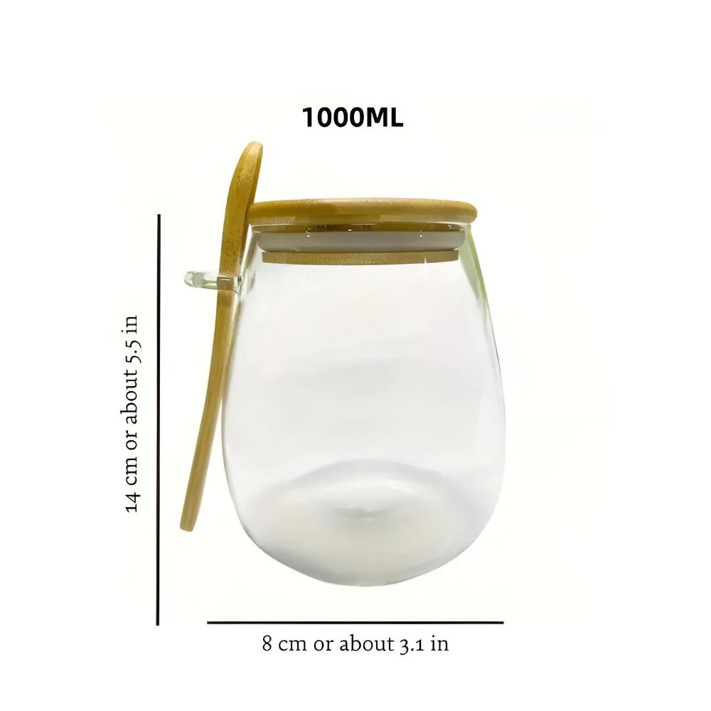 Nature's Pantry Glass Jar - Image 10