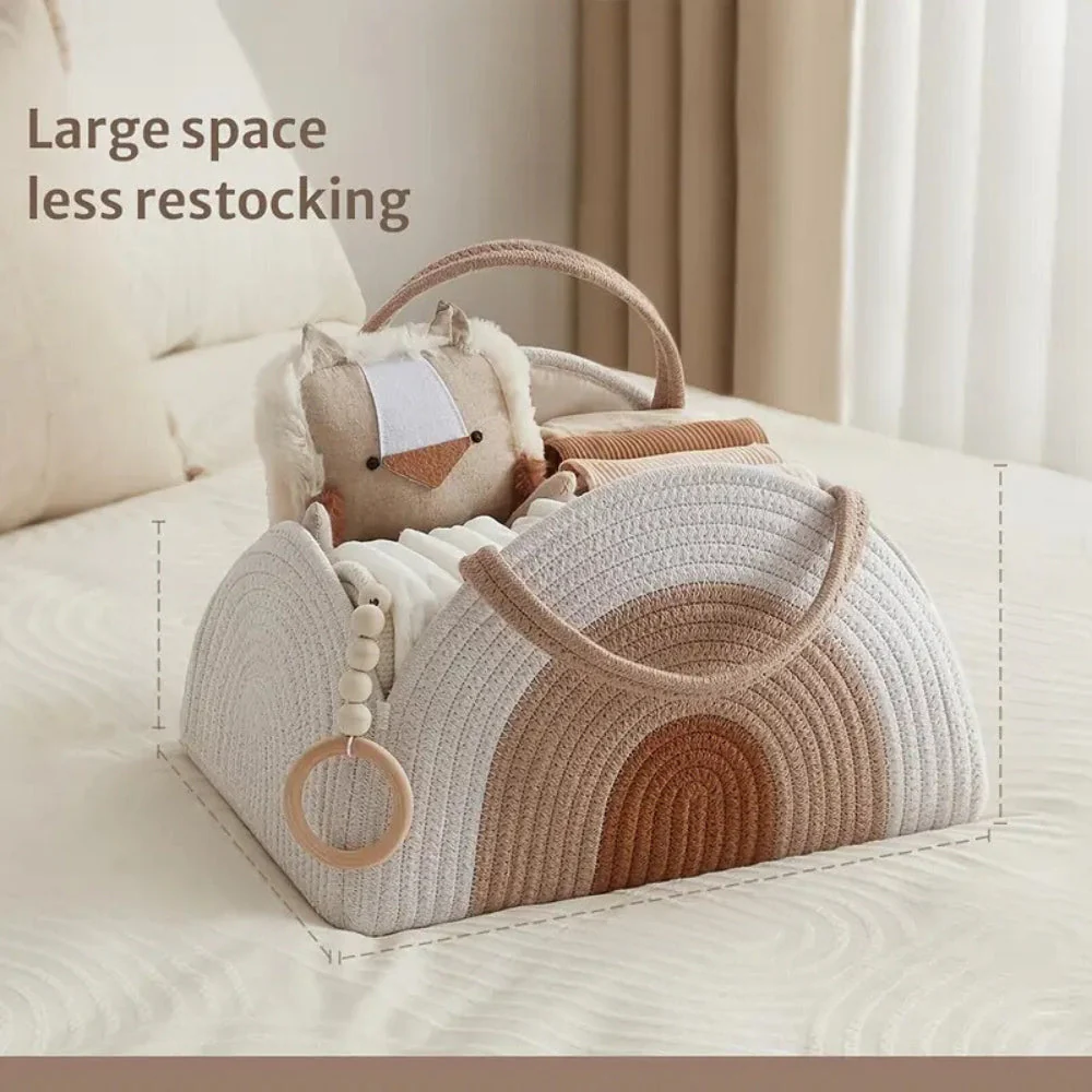 Neutral Tone Baby Storage Organizer - Image 2