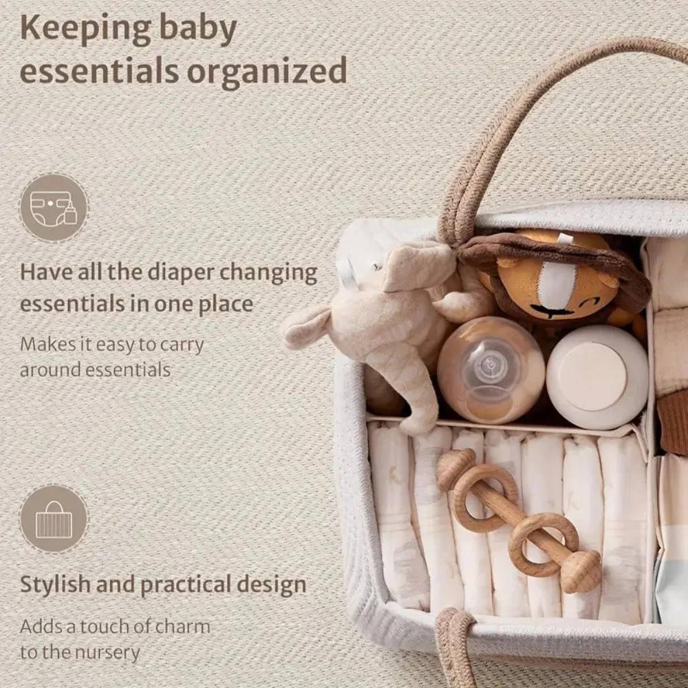 Neutral Tone Baby Storage Organizer - Image 5