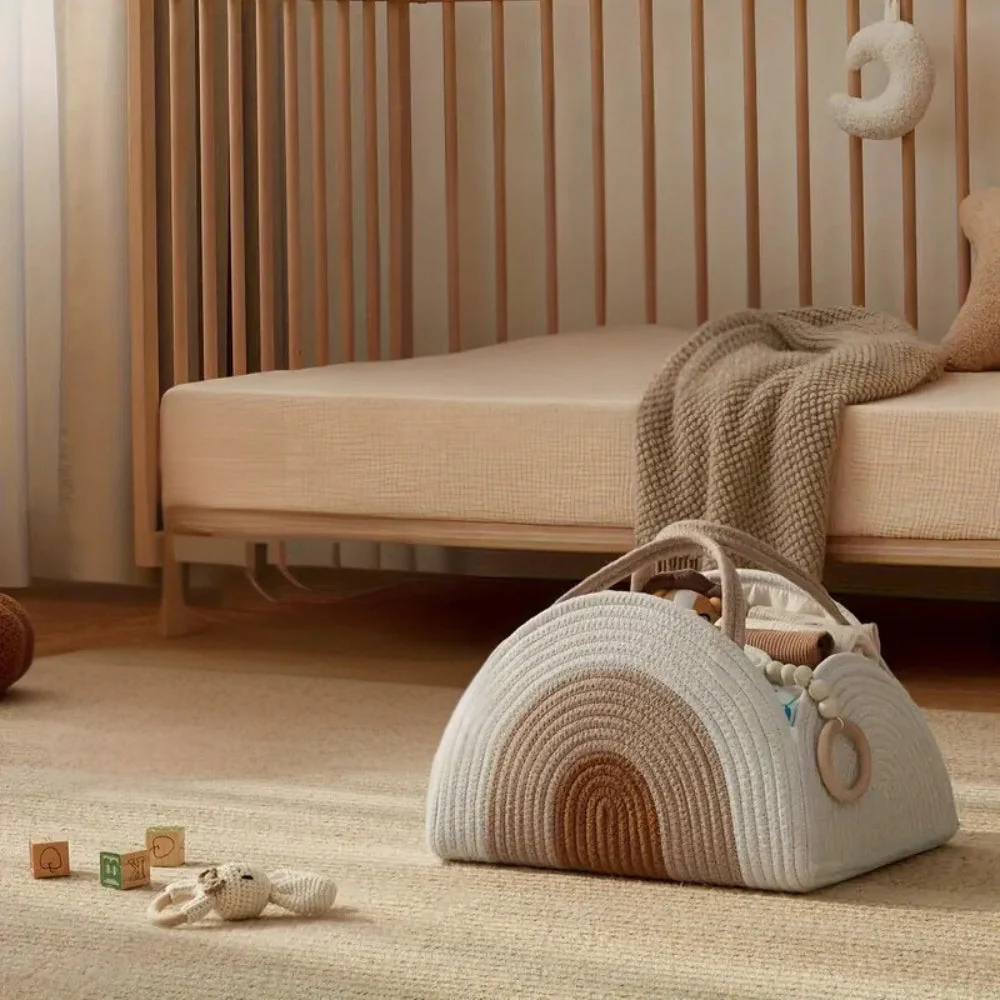 Neutral Tone Baby Storage Organizer - Image 6